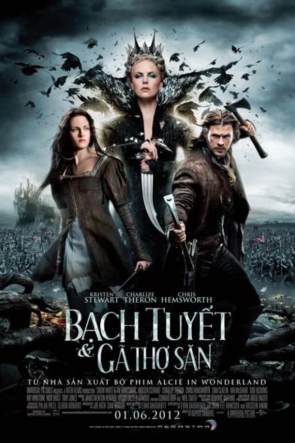 Xem phim Bạch Tuyết và Gã Thợ Săn - Snow White and the Huntsman (2012)