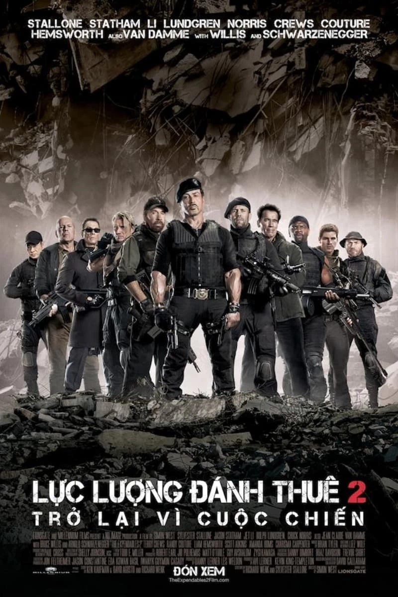 Xem phim Biệt Đội Đánh Thuê 2 - The Expendables 2 (2012)