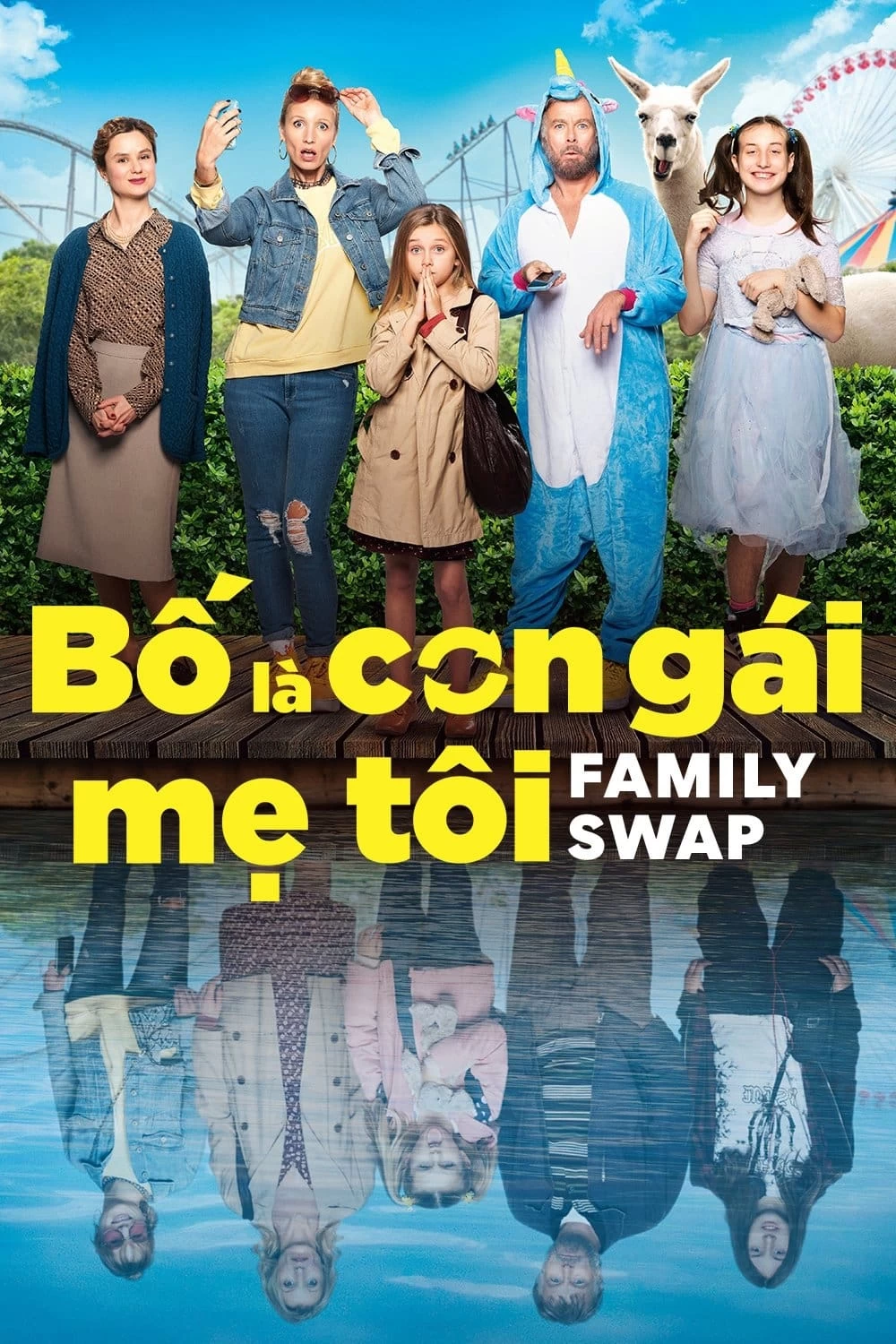 Xem phim Bố Là Con Gái Mẹ Tôi - Family Swap (2021)