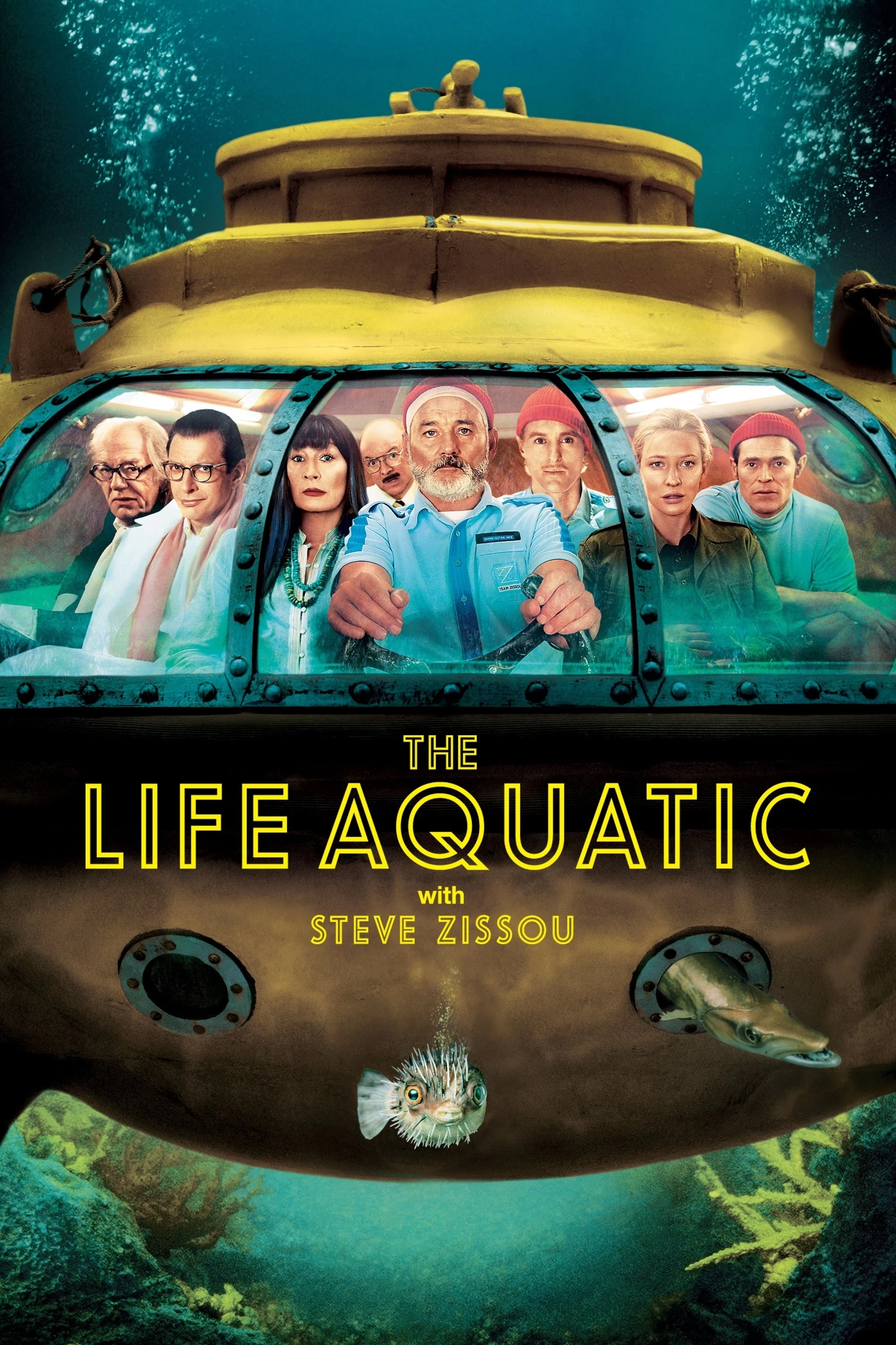 Xem phim Cá Mập Đốm Huyền Thoại - The Life Aquatic with Steve Zissou (2004)