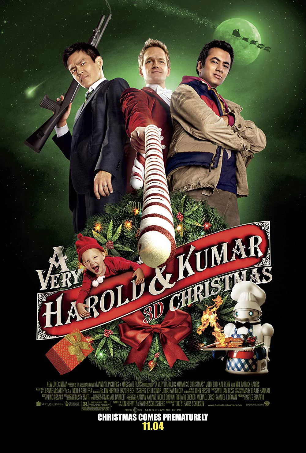 Xem phim Câu Chuyện Giáng Sinh Của Harold Và Kumar - A Very Harold & Kumar 3D Christmas (2011)