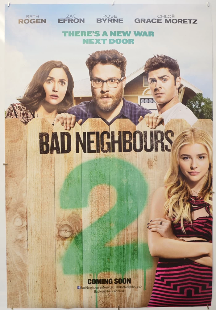 Xem phim Hàng Xóm 2: Hội Nữ Sinh Nổi Dậy - Bad Neighbours 2 (2016)