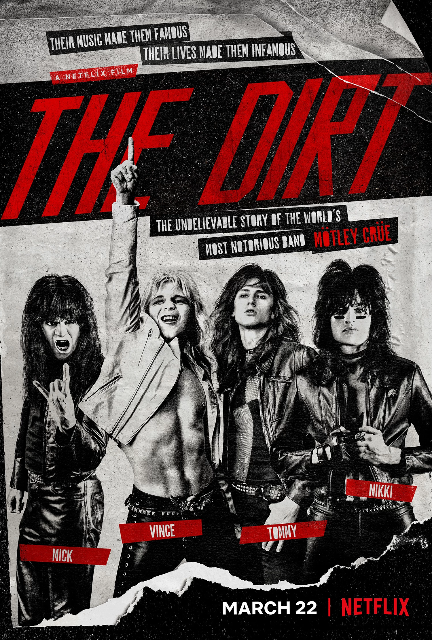 Xem phim Mötley Crüe: Ban Nhạc Tai Tiếng - The Dirt (2019)