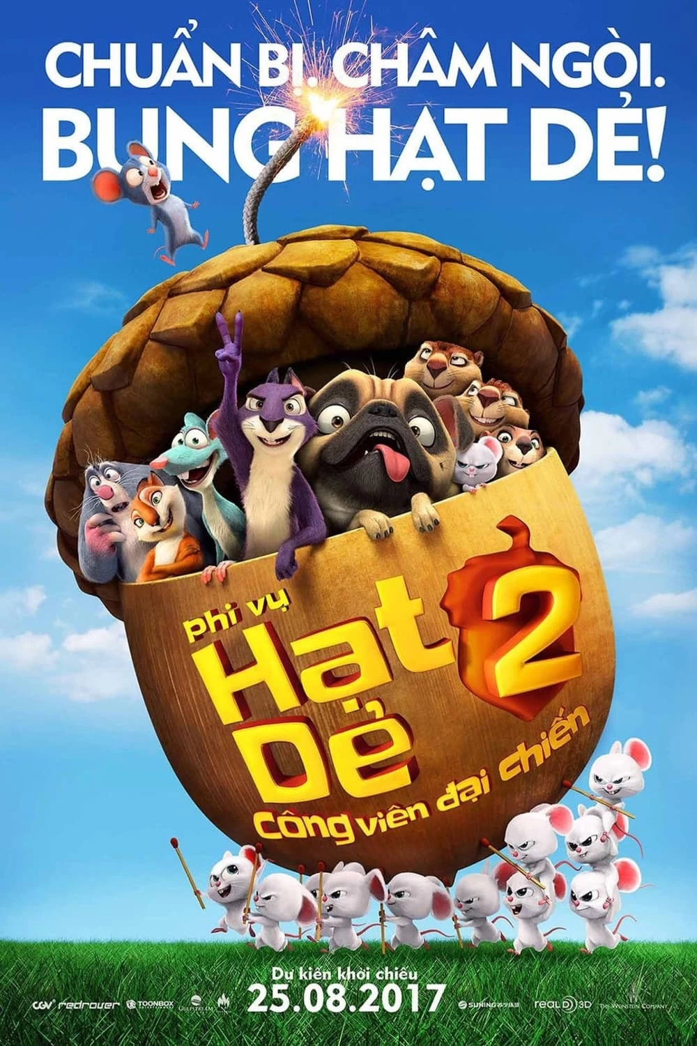 Xem phim Phi Vụ Hạt Dẻ 2: Công Viên Đại Chiến - The Nut Job 2: Nutty by Nature (2017)