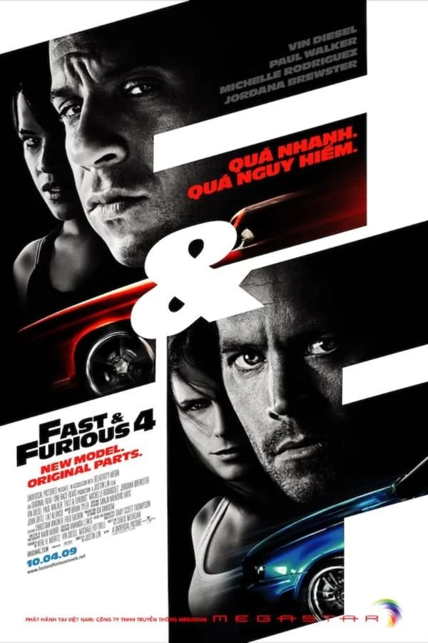 Xem phim Quá Nhanh Quá Nguy Hiểm 4 - Fast & Furious 4 (2009)