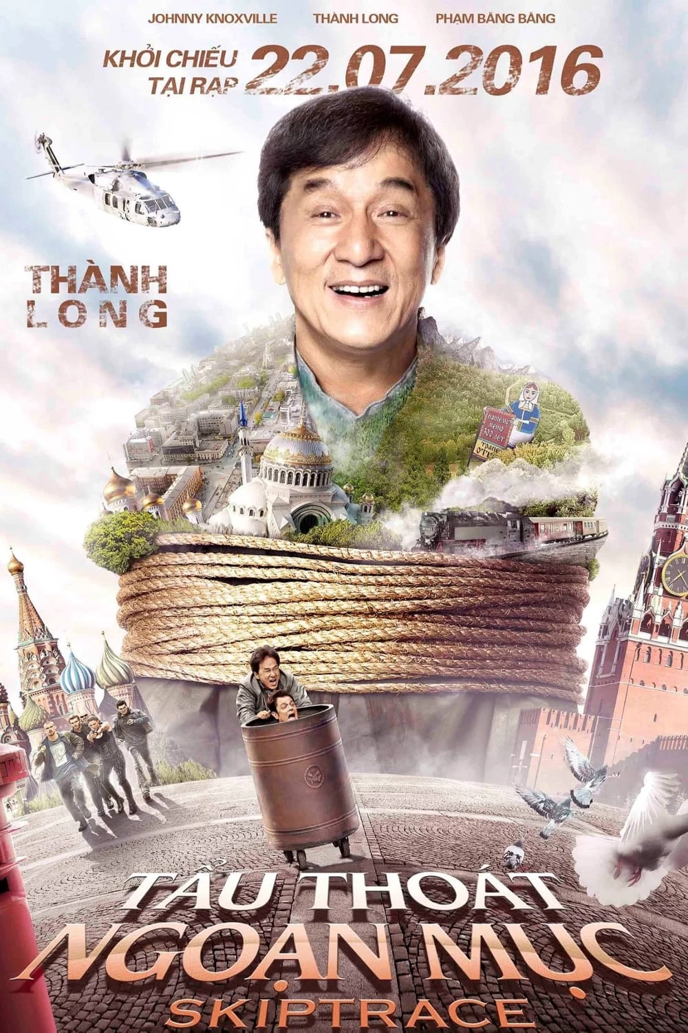 Xem phim Tẩu Thoát Ngoạn Mục - Skiptrace (2016)